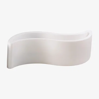 Made in Design Wave Flowerpot - / Bench by Slide White