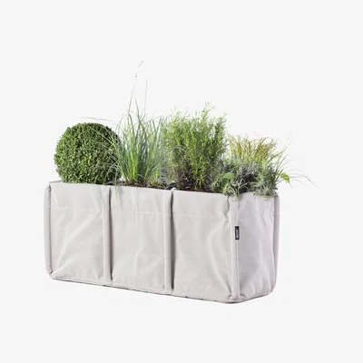 Made in Design BacLong 3 Flowerpot - / Batyline® Outdoor - 110 L by Bacsac Beige