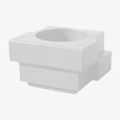 Made in Design Cubic Yo Lumineux Luminous flowerpot by Slide White