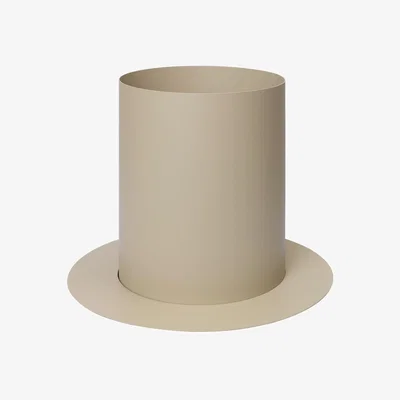 Made in Design Auran Large Flower-pot holder metal beige / Ø 32.3 x H 38.7 cm - Ferm Living
