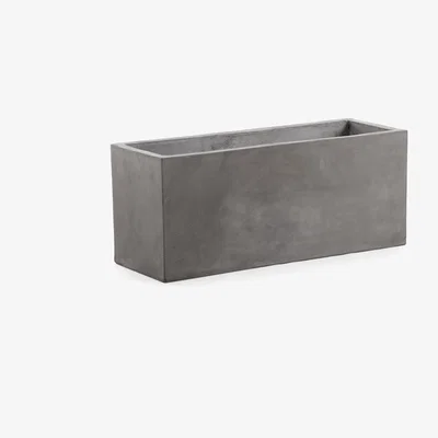 Made in Design Flowerpot - / Concrete - L 70 x D 30 x H 30 cm by Unopiu Grey