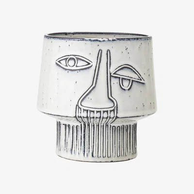 Made in Design Flowerpot - / Ceramic - Ø 15 x H 14 cm by Bloomingville Grey
