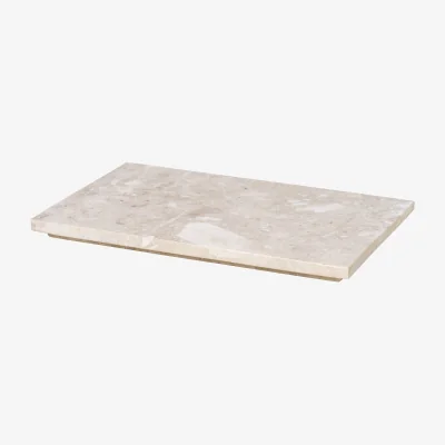 Made in Design Tray - marble / For Plant box planter Depth 25 cm by Ferm Living Beige