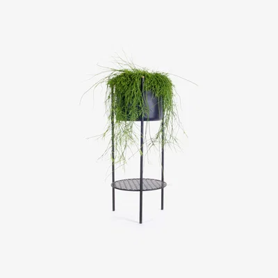 Made in Design Ent Medium Flowerpot - H 78 cm / Metal by XL Boom Black