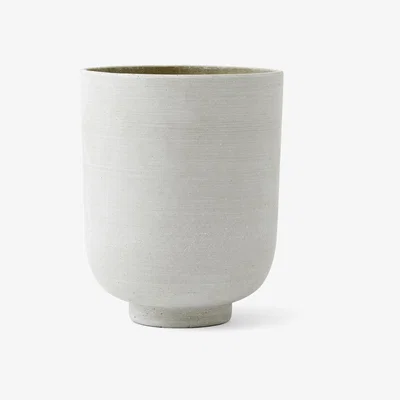 Made in Design Collect SC72 Flowerpot - / Ø 20 x H 24 cm - Polystone by &tradition Green
