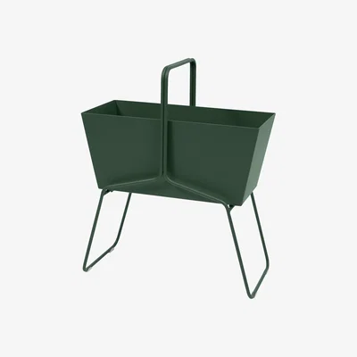 Made in Design Basket Flowerpot - L 70 x H 84 cm by Fermob Green