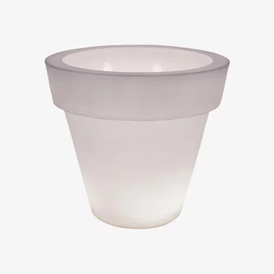 Made in Design Vas-Two Light Luminous flowerpot by Serralunga White