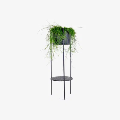 Made in Design Ent Large Flowerpot - H 98 cm / Metal by XL Boom Black