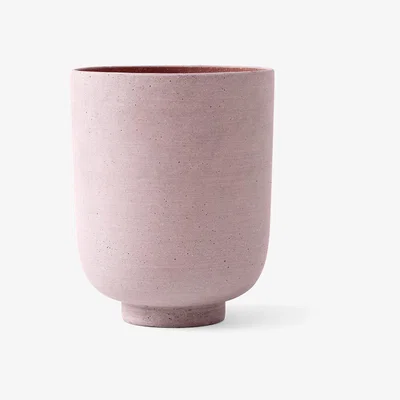 Made in Design Collect SC72 Flowerpot - / Ø 20 x H 24 cm - Polystone by &tradition Pink