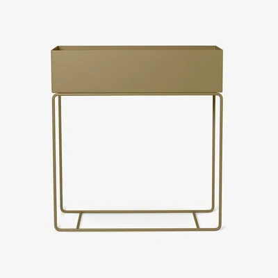 Made in Design Plant Box Standing flowerpot - / L 60 x H 65 cm x Depth 25 cm by Ferm Living Green