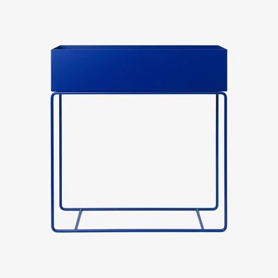 Made in Design Plant Box Standing flowerpot - / L 60 x H 65 cm x Depth 25 cm by Ferm Living Blue
