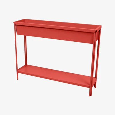Made in Design Terrazza Flowerpot - Large - H 90 cm by Fermob Red/Orange