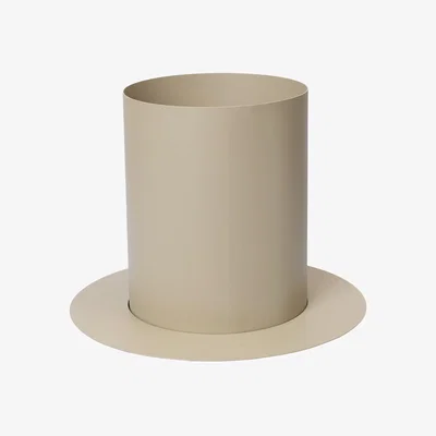 Made in Design Auran Medium Flower-pot holder metal beige / Ø 32.5 x H 26.6 cm - Ferm Living