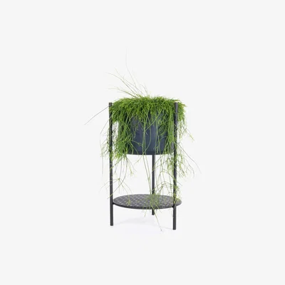 Made in Design Ent Small Flowerpot - H 56 cm / Metal by XL Boom Black