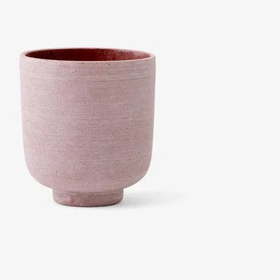 Made in Design Collect SC69 Flowerpot - / Ø 12 x H 13 cm - Polystone by &tradition Pink