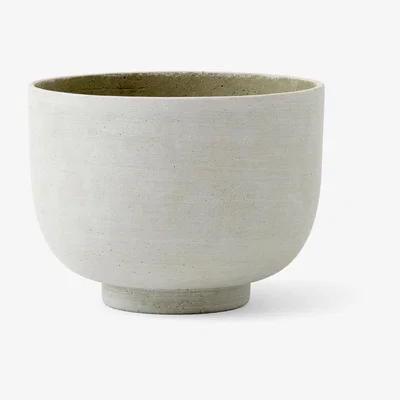 Made in Design Collect SC71 Flowerpot - / Ø 18 x H 18 cm - Polystone by &tradition Green