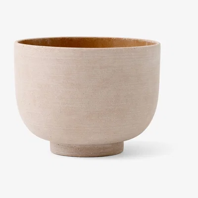 Made in Design Collect SC71 Flowerpot - / Ø 18 x H 18 cm - Polystone by &tradition Yellow