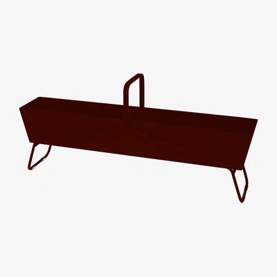 Made in Design Basket Flowerpot - long / L 119 x H 54 cm by Fermob Red