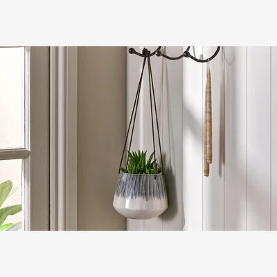Nkuku Matamba Ceramic Hanging Planter - LinesNkukuVASES & PLANTERS