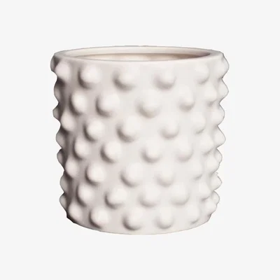 Nordic Nest Cloudy flower pot greige Mini