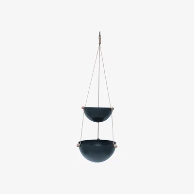 Nordic Nest Pif paf puf hanging pots dark grey 2 levels