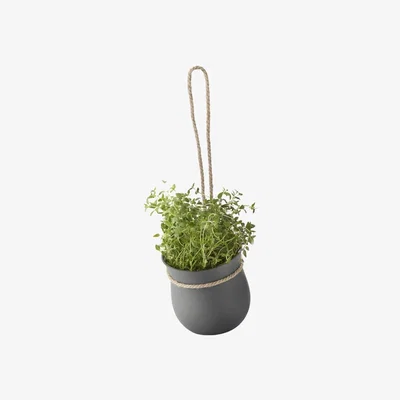 Nordic Nest Grow-It herb pot grey