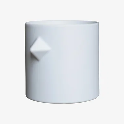 Nordic Nest Chicken flower pot Ø10 cm white