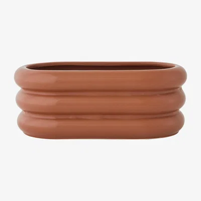 Nordic Nest Awa flower pot extra long 30x54 cm Caramel