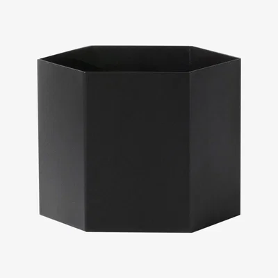Nordic Nest Hexagon pot black x-large