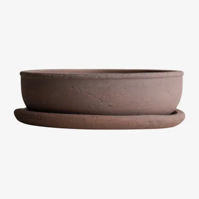 Nordic Nest DBKD Terra bowl planter Brown Ø30x10.5 cm