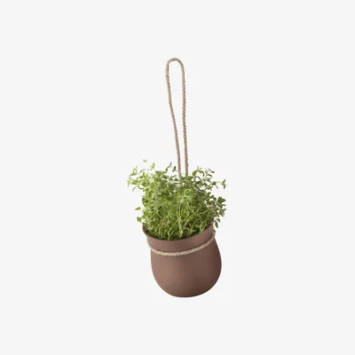 Nordic Nest Grow-It herb pot Terracotta