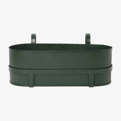 Nordic Nest Ferm Living Bau balcony box Dark green