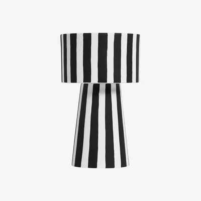 Nordic Nest Toppu flower pot black-white