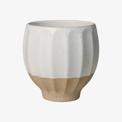 Nordic Nest ERNST Ernst plant pot White-natural Ø14x14 cm