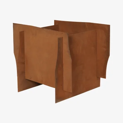 Nordic Nest Ferm Living Lapel planter flower box Rust 33x35x38 cm