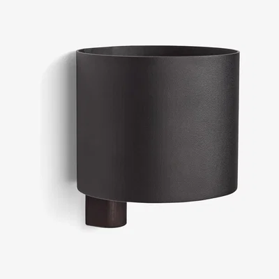 Nordic Nest Kollage flower pot Ø14 cm Black-Oak
