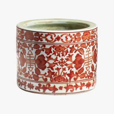 OKA Small Shou Planter - Coral
