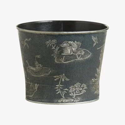 OKA Small Gonglin Planter - Petrol