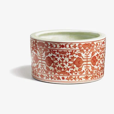 OKA OKA, Large Shou Planter - Coral, Planters, Ceramic