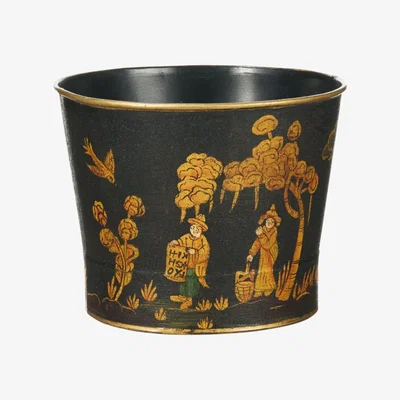 OKA Pingliang Planter, Small - Black