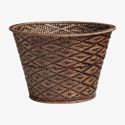OKA Large Mandalay Planter - Dark Brown