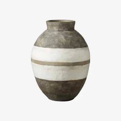 OKA Large Asimina Planter - Grey / White