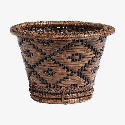 OKA Small Mandalay Planter - Dark Brown