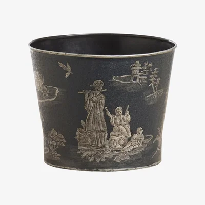 OKA Medium Gonglin Planter - Petrol