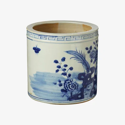 OKA Shanren Planter - Blue/White