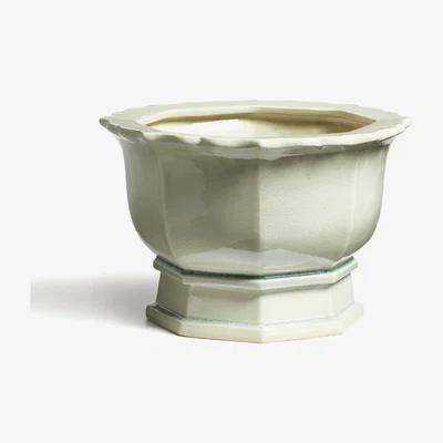 OKA OKA, Campanula Planter - Off-White, Planters, Ceramic
