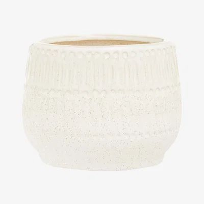Olivia's Olivia's Stefi Stoneware Planter in White