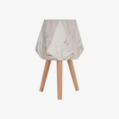 Olivia's Olivia's Daniel Planter Faux Marble White / Small