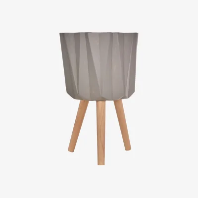 Olivia's Olivia's Daniel Planter Multifaceted Grey / Small