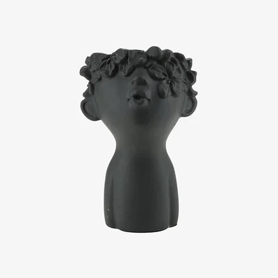 Olivia's Cozy Living Kissing Pot Black Small